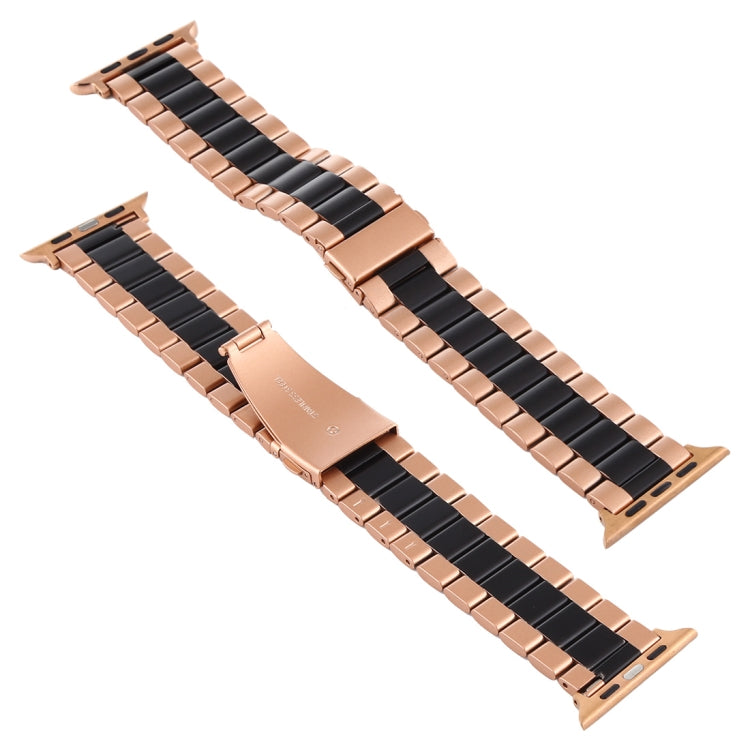 Bracelet de montre en acier inoxydable pour Apple Watch Series 10 42 mm / 9, 8 et 7 41 mm / SE 3, SE 2, 6, SE, 5 et 4 40 mm / 3, 2 et 1 38 mm, pour Apple Watch Series 7 41 mm / 6, SE, 5 et 4 40 mm / 3, 2 et 1 38 mm